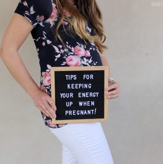 Tips for keeping your energy up when you're pregnant! I love these tips so much! Exhaustion in pregnancy is SO REAL, but it's nice to know there are ways to help manage it!