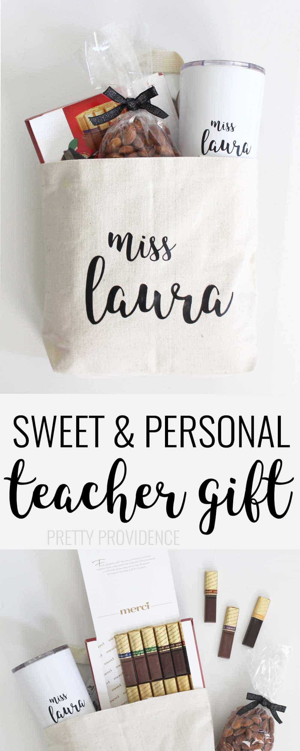 This sweet and personal teacher gift idea is the perfect way to show your appreciation this year! 