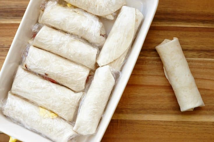 Make Ahead Breakfast Wraps You Can Freeze - Pretty Providence