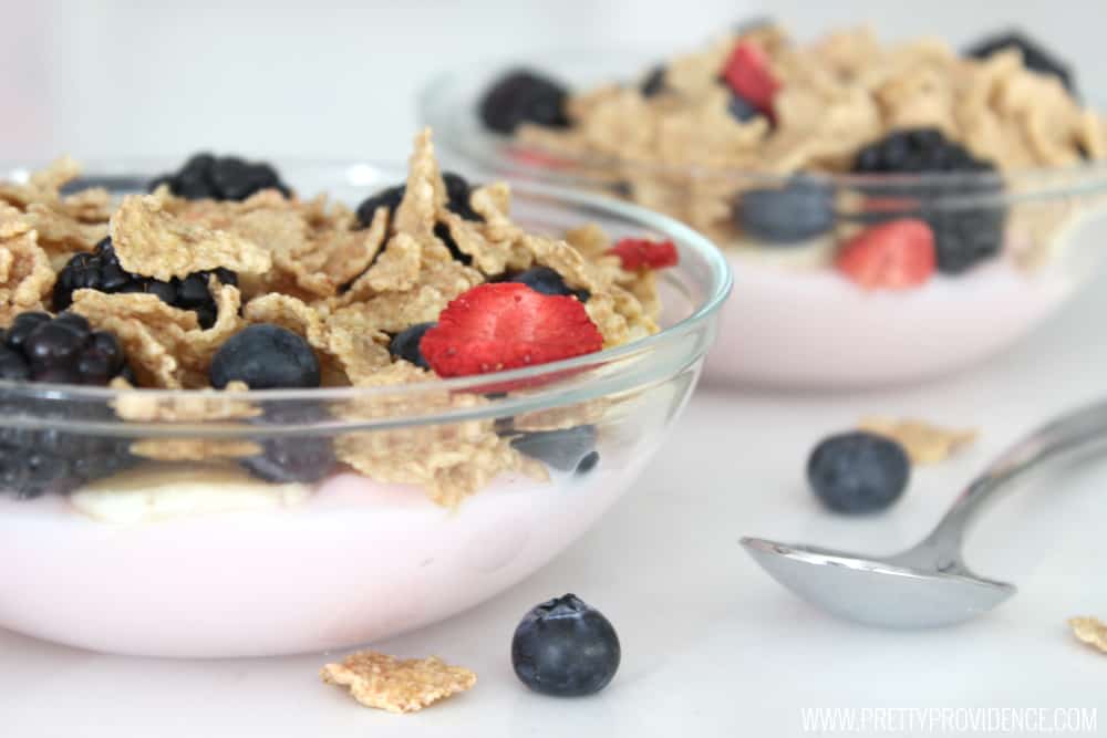 I'm obsessed with these Special K breakfast bowls!! They are easy, delicious, and healthy! It's so good as a side to lunch or dinner too, or even for healthy dessert! 