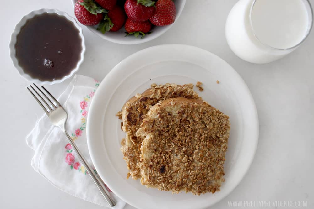 Beyond amazing crunchy french toast!!! If you've never tried it before add it to your list ASAP! Easy and delicious! 