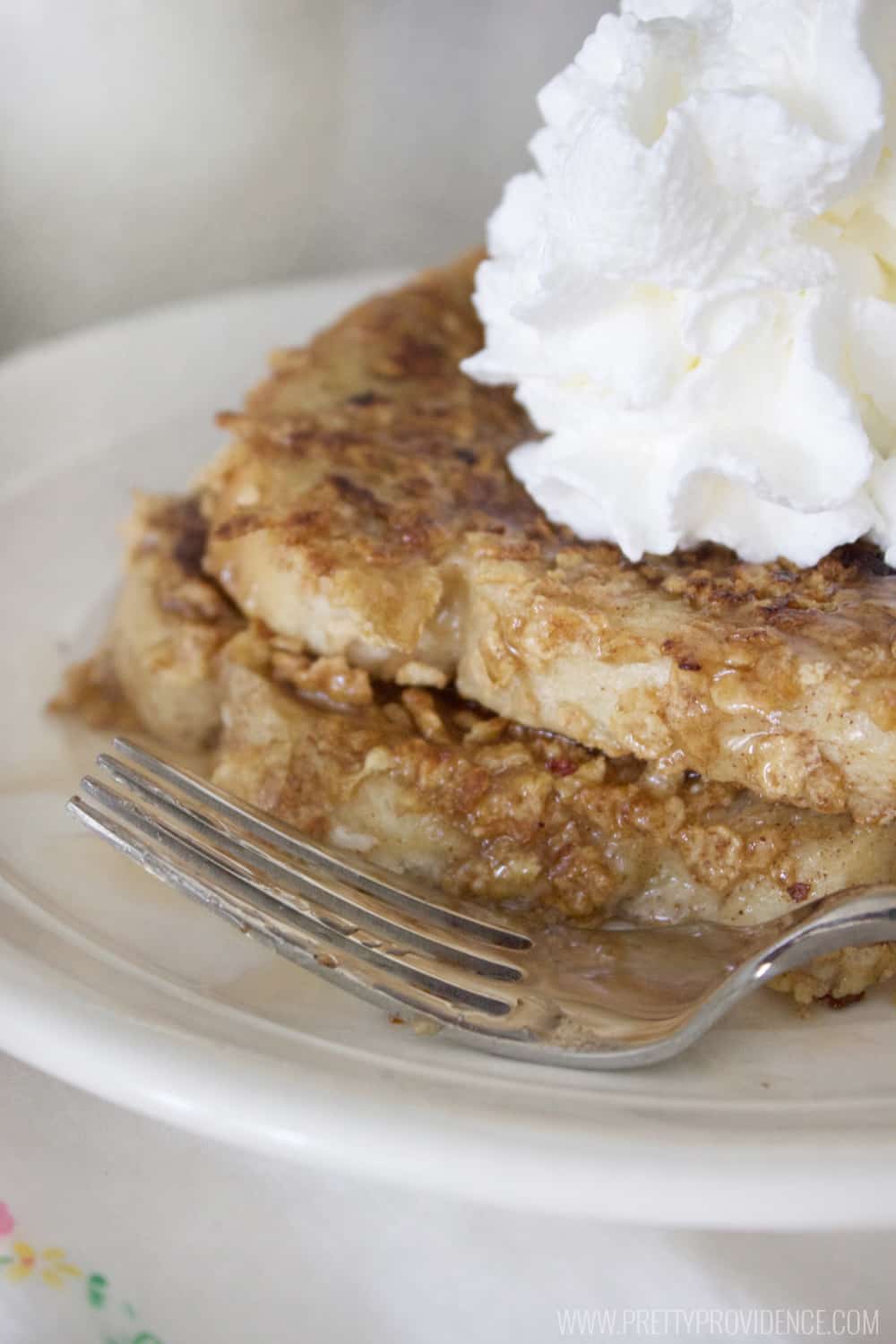 Beyond amazing crunchy french toast!!! If you've never tried it before add it to your list ASAP! Easy and delicious! 