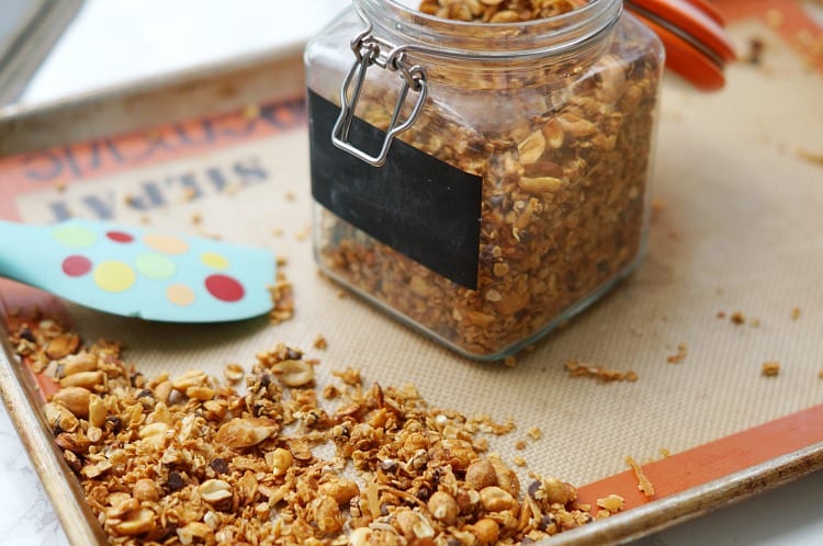 Sweet and Salty Homemade Granola