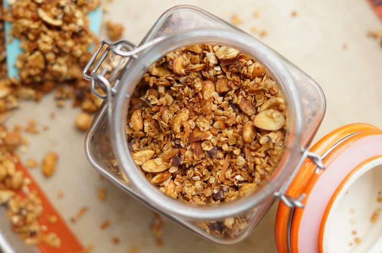 Salty Sweet Granola and Coconut Yogurt