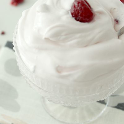 Delicious raspberry fluff! Perfect side for brunch or any BBQ! Everyone always raves about it and it is SO easy to whip up!