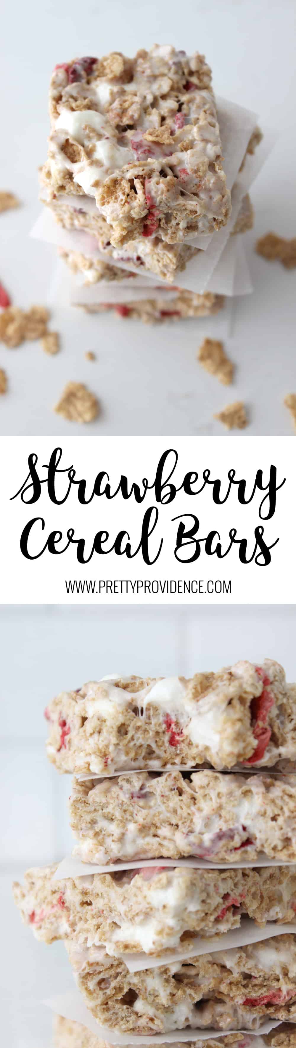 Yummy strawberry cereal bars! So easy to make but so flavorful and delicious! 