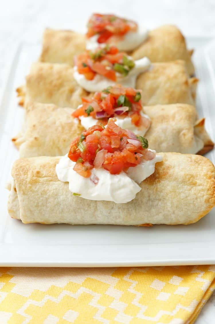 Cream Cheese Chicken Chimichangas Recipe -  Making Menu  Planning Easy!