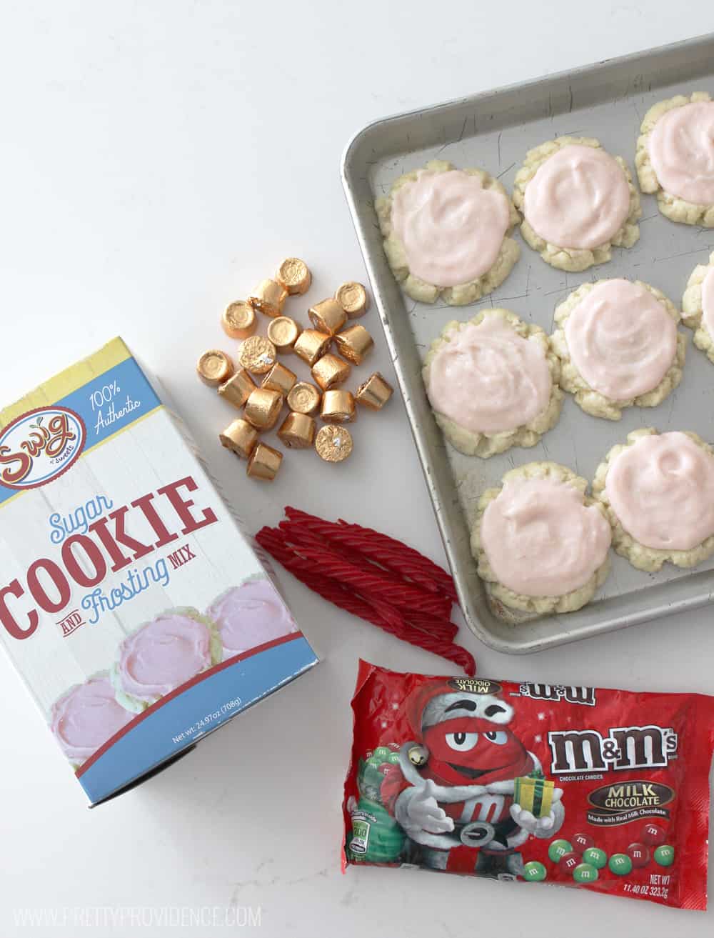 Christmas ornament cookies