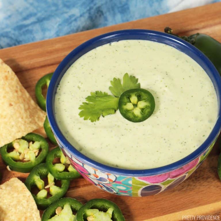 Chuy's Jalapeño Ranch Dip Copycat Recipe - Pretty Providence