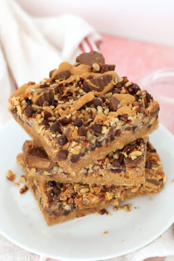 Magic Peanut Butter Bars - Pretty Providence