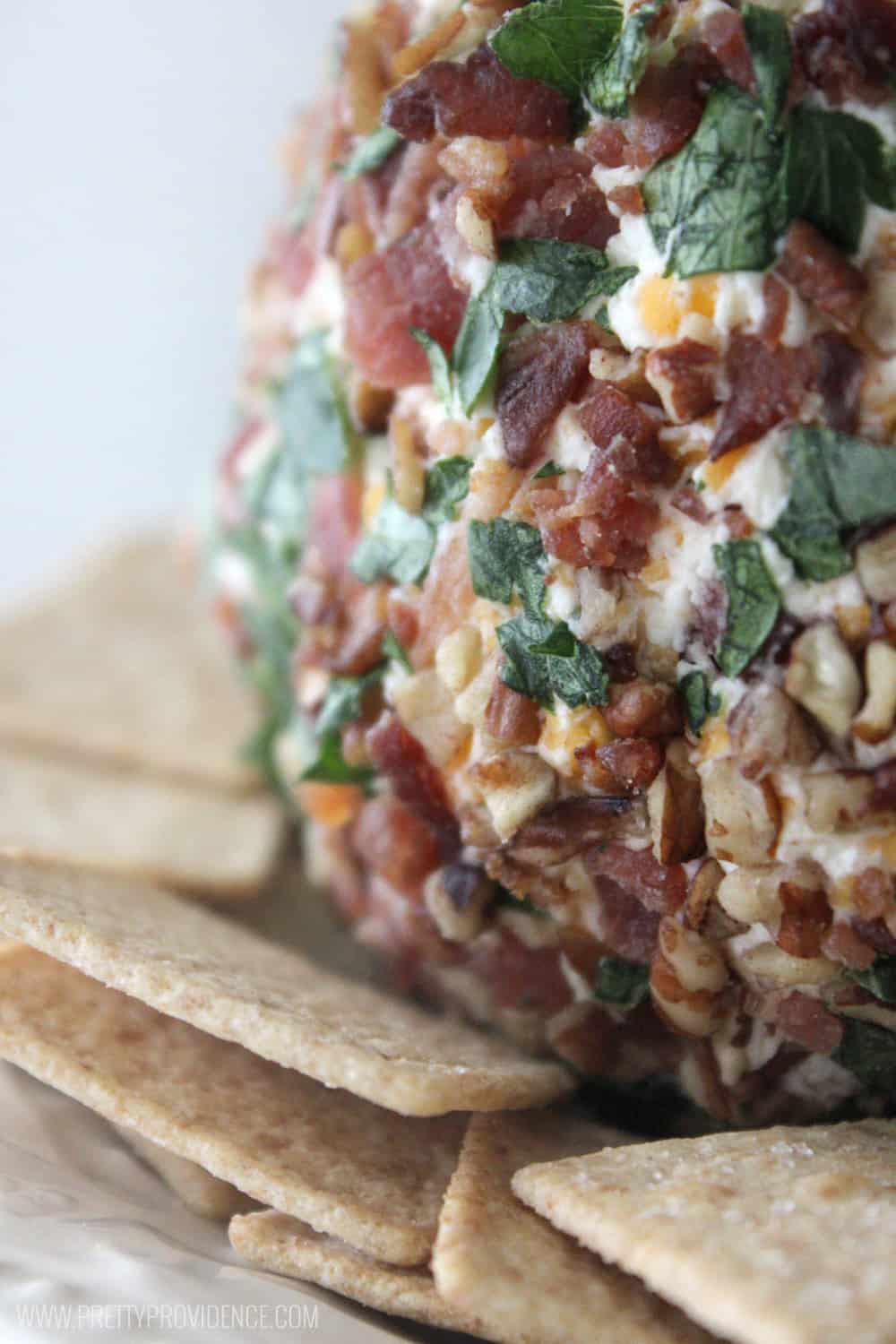 Not only is this cheese ball freaking delicious but it is also beautiful and easy to make! The perfect appetizer to bring to any get together! 