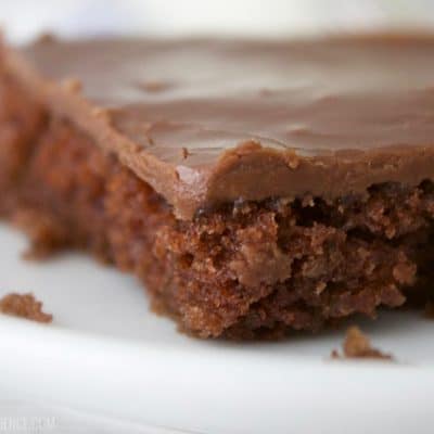 You NEED this texas sheet cake recipe in your life. It is far and away the most perfect Texas sheet cake I've ever had!