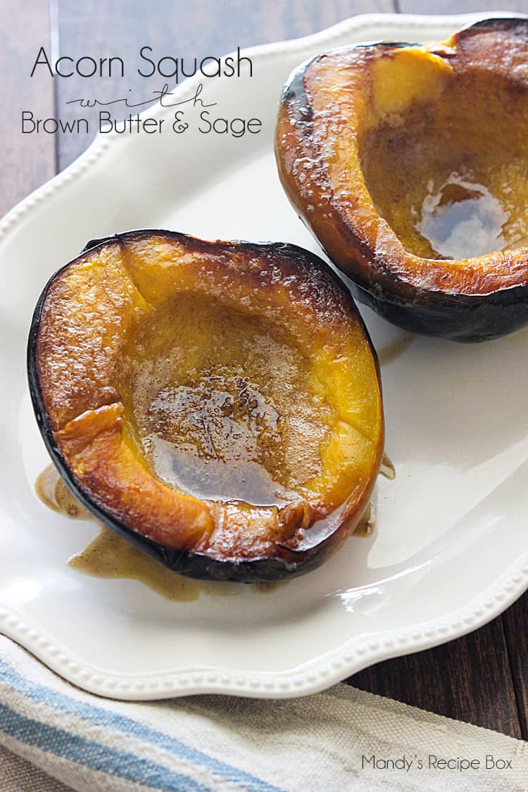 Acorn Squash with Brown Butter and Sage