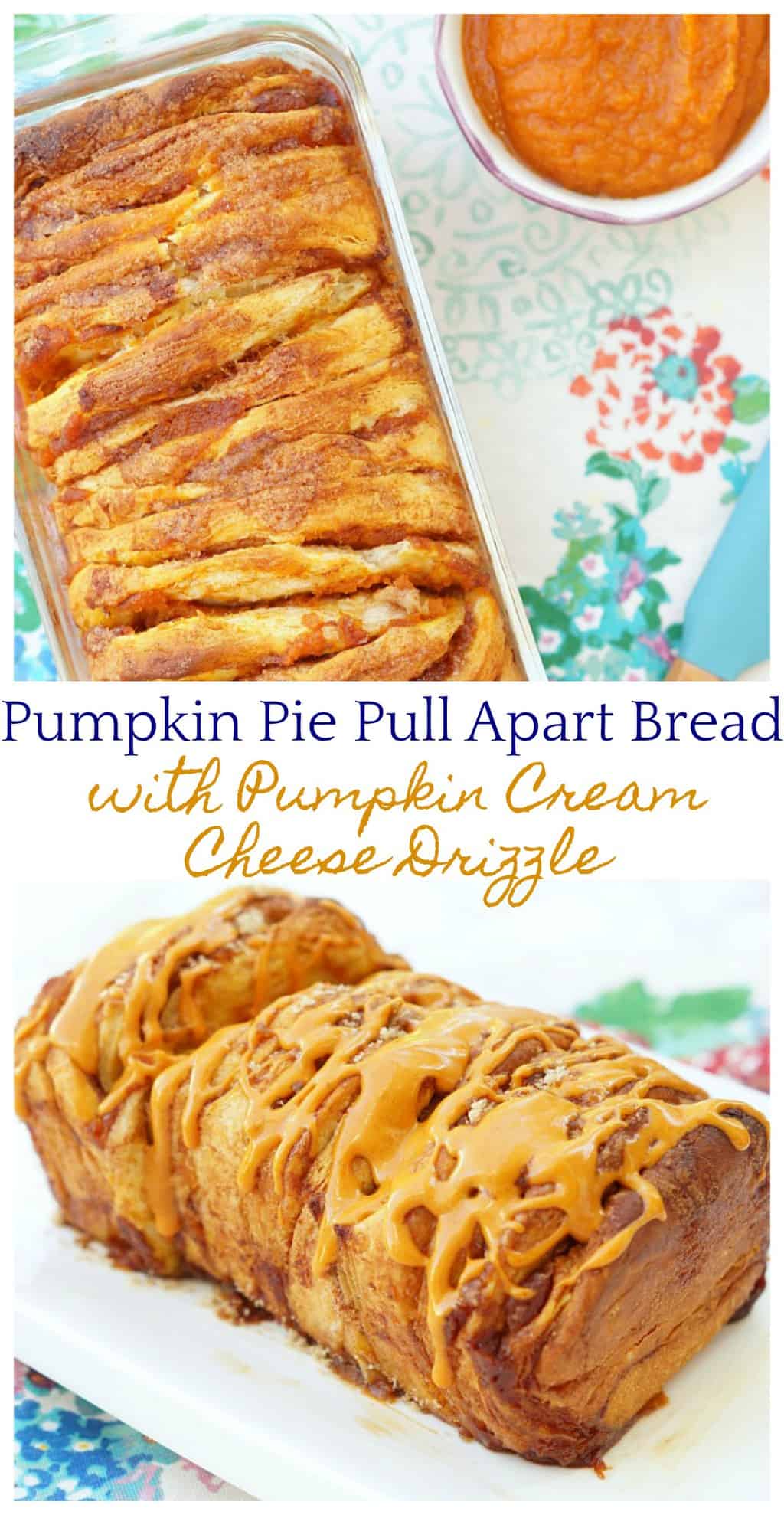 Pumpkin Pull Apart Bread! This is absolutely incredible and easy too!  