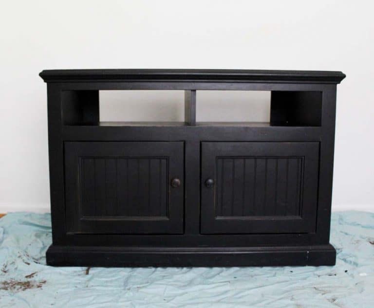 Painted TV Stand Makeover Pretty Providence