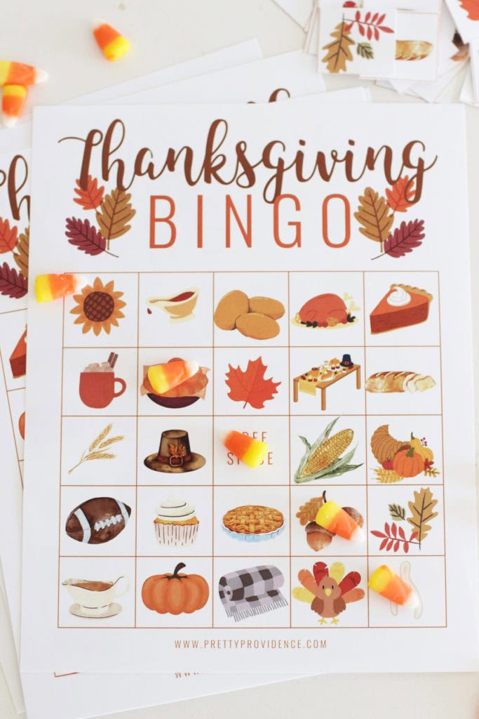 Thanksgiving Bingo Printable - Pretty Providence