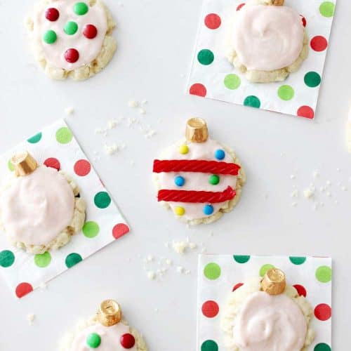 Christmas ornament cookies