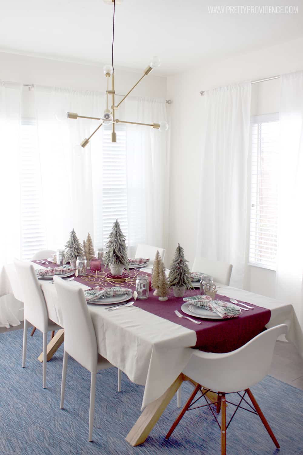 Loving this simple holiday tablescape! Whimsically beautiful, with items I'll use again and again! 