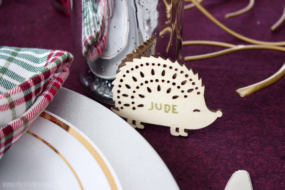 Loving this simple holiday tablescape! Whimsically beautiful, with items I'll use again and again! 