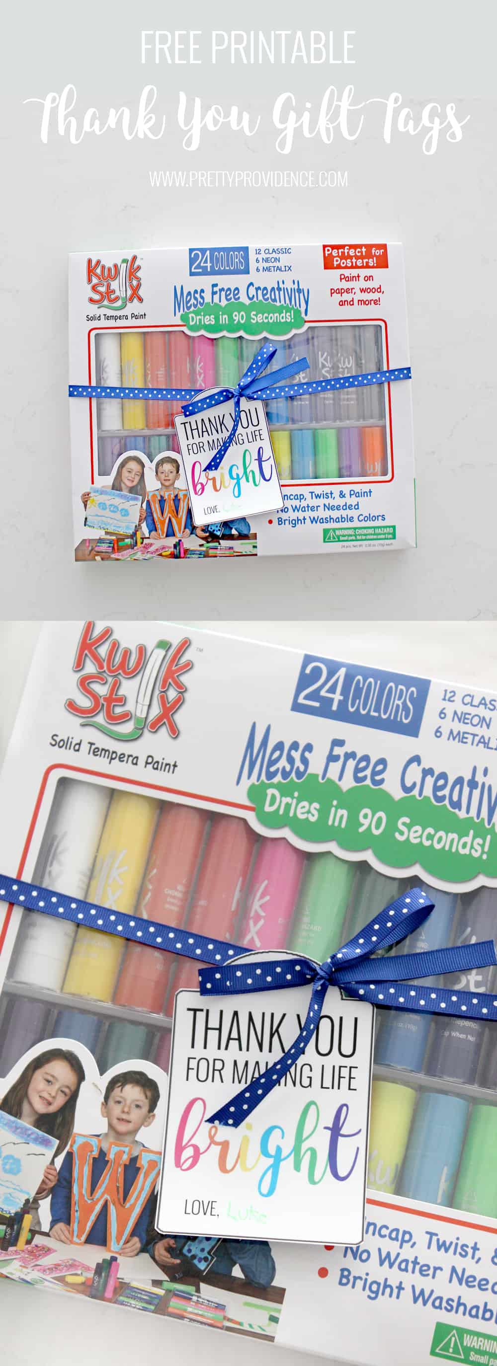 I love these cute "Bright" free printable gift tags! Such a fun gift for teacher appreciation or a friend! 