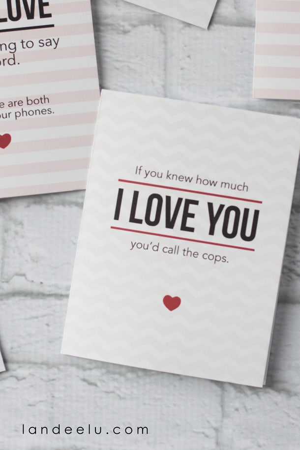 Printable valentine cards for hot sale him