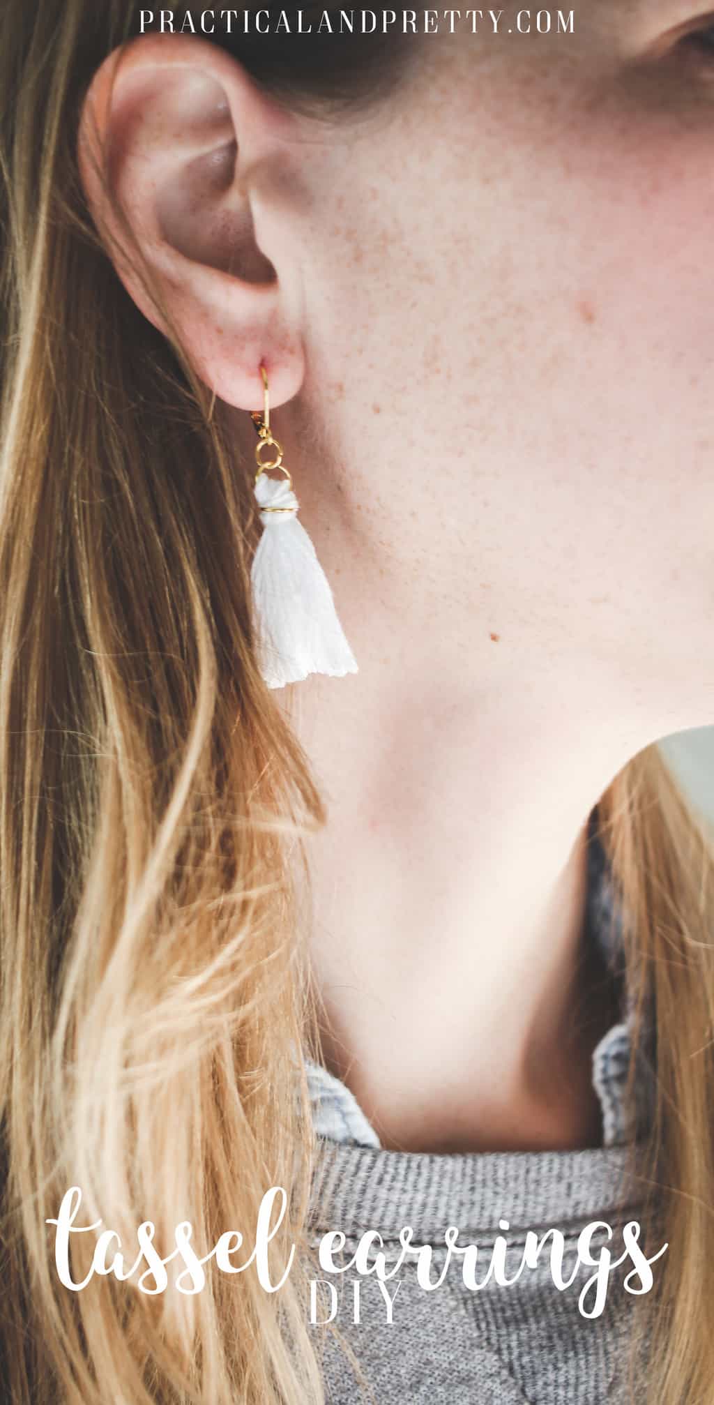 Don't splurge on tassel earrings when you can make a cute pair exactly how you'd like them!