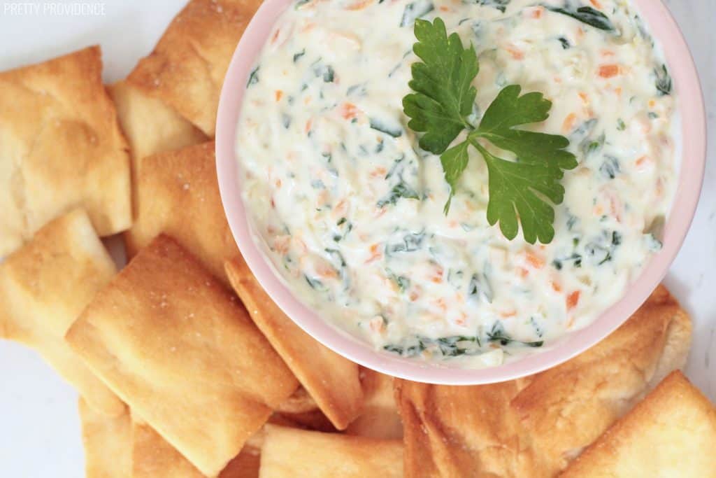 Yogurt Veggie Dip (Under 50 calories!) Pretty Providence