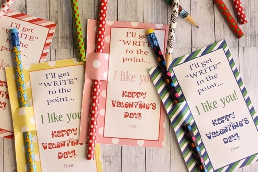 Printable Pencil Valentine - The Benson Street