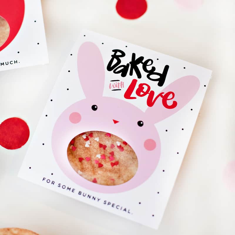 Printable Valentines Cookie Gift Hostess with the Mostess
