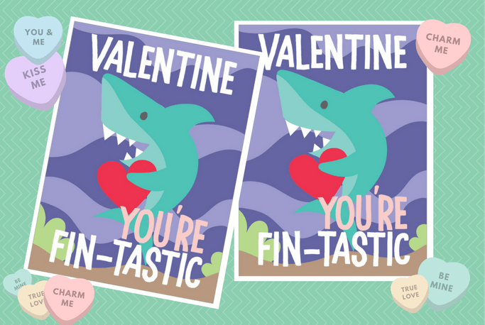 Valentine's Day Pretzel Fish with Printable Fish Bowl & Punny Bag Toppers