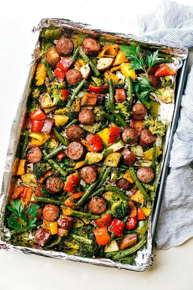 one-pan-healthy-sausage-and-roasted-veggies