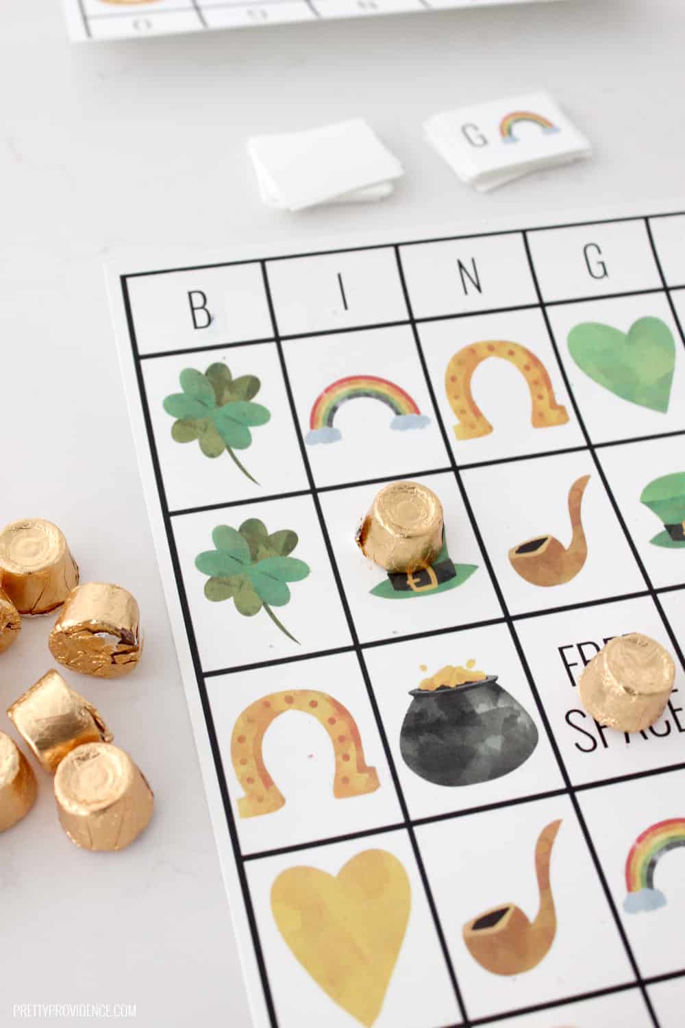 How fun is this free printable St. Patrick's Day Bingo?! It is perfect for all the class parties or even just entertaining the little ones at home! 