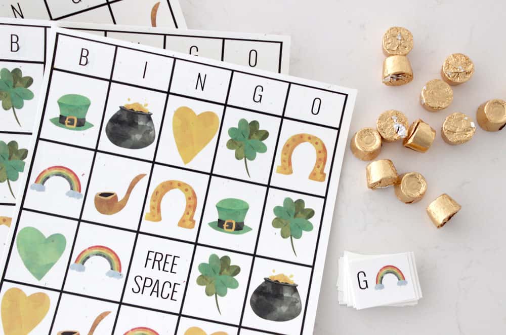 Free Printable St Patricks Day Bingo Sheets And Calling Cards