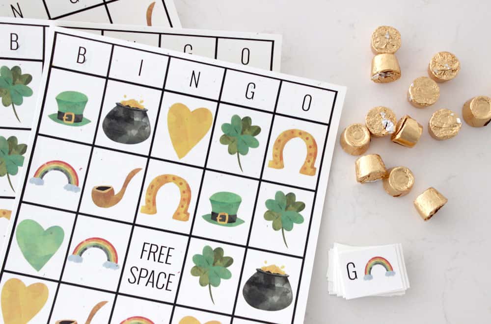 pre k pages st pattys day bingo