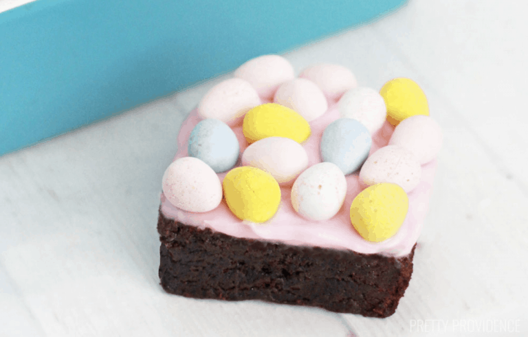 Cadbury Mini Egg Easter Brownies