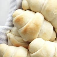 Close up of fresh homemade rolls