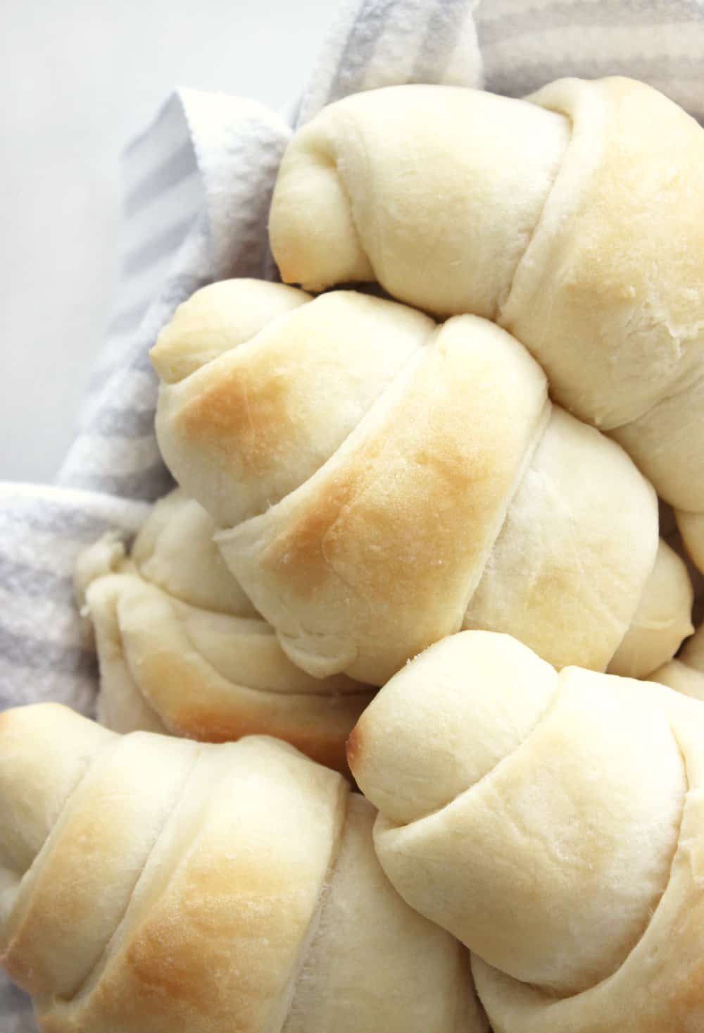 close up of fresh homemade rolls