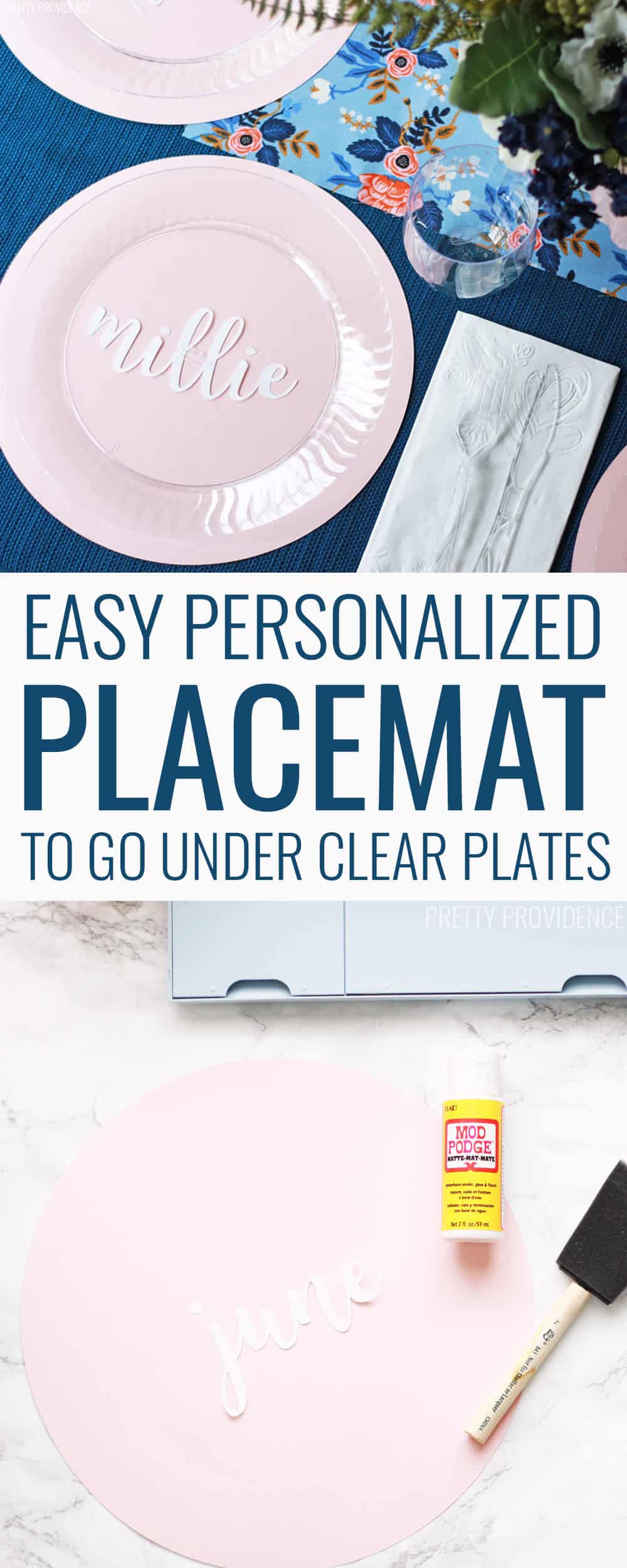 Personalized Round Placemats