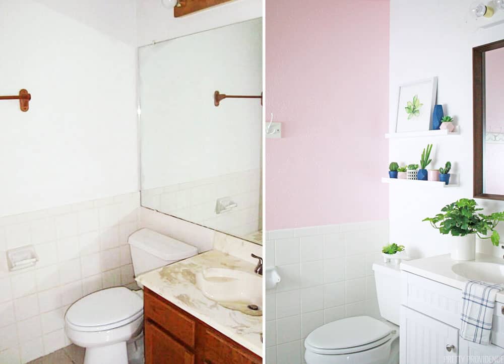 Small Bathroom Remodel Before and After