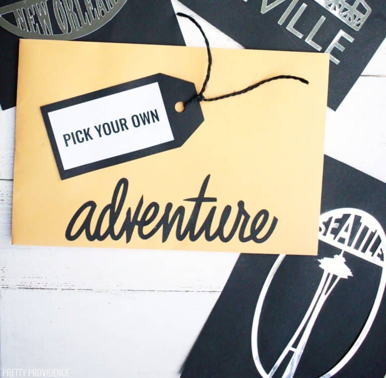 'Pick Your Adventure' Travel Gift Idea