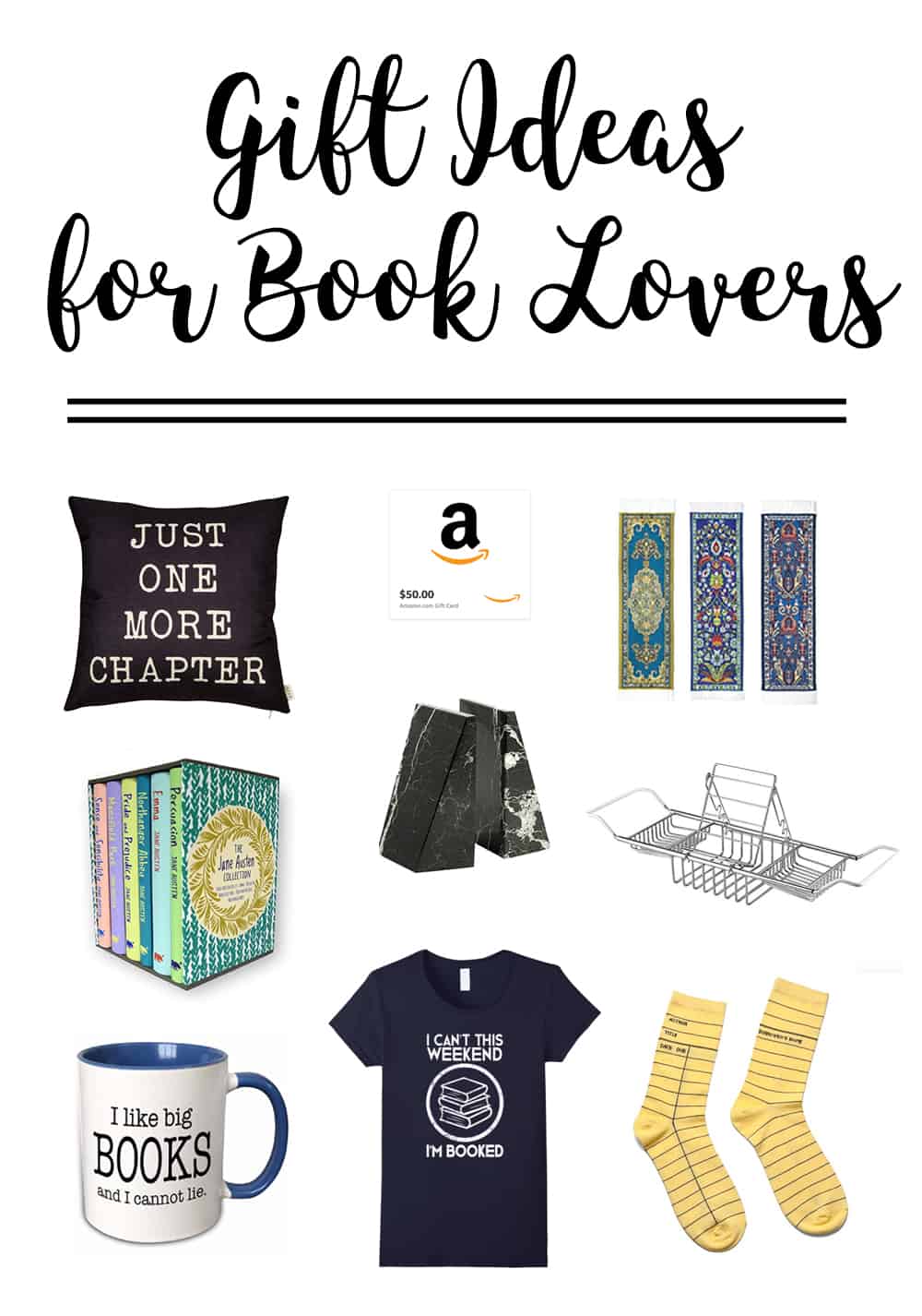 literary gifts for readers and book lovers of all ages