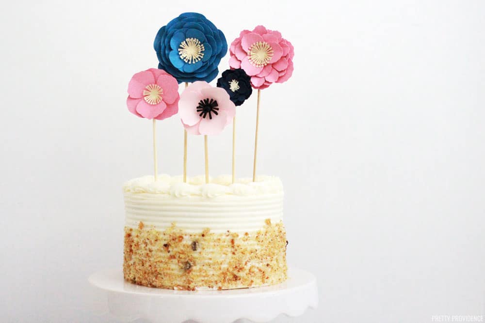 DIY Cake Toppers From Flower Sketches - creative jewish mom