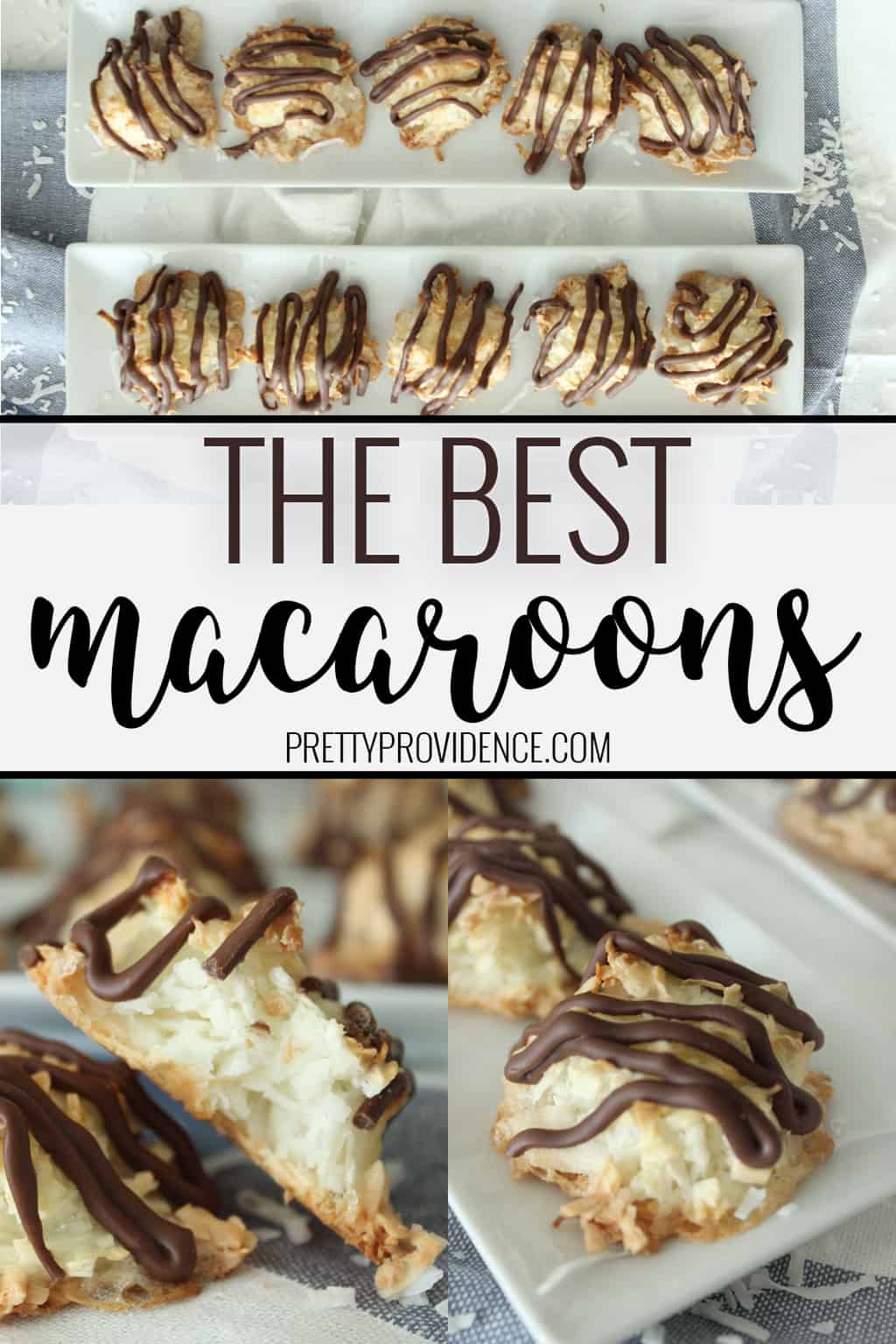 These chocolate coconut macaroon cookies are quick, easy to make, and so delicious! 
