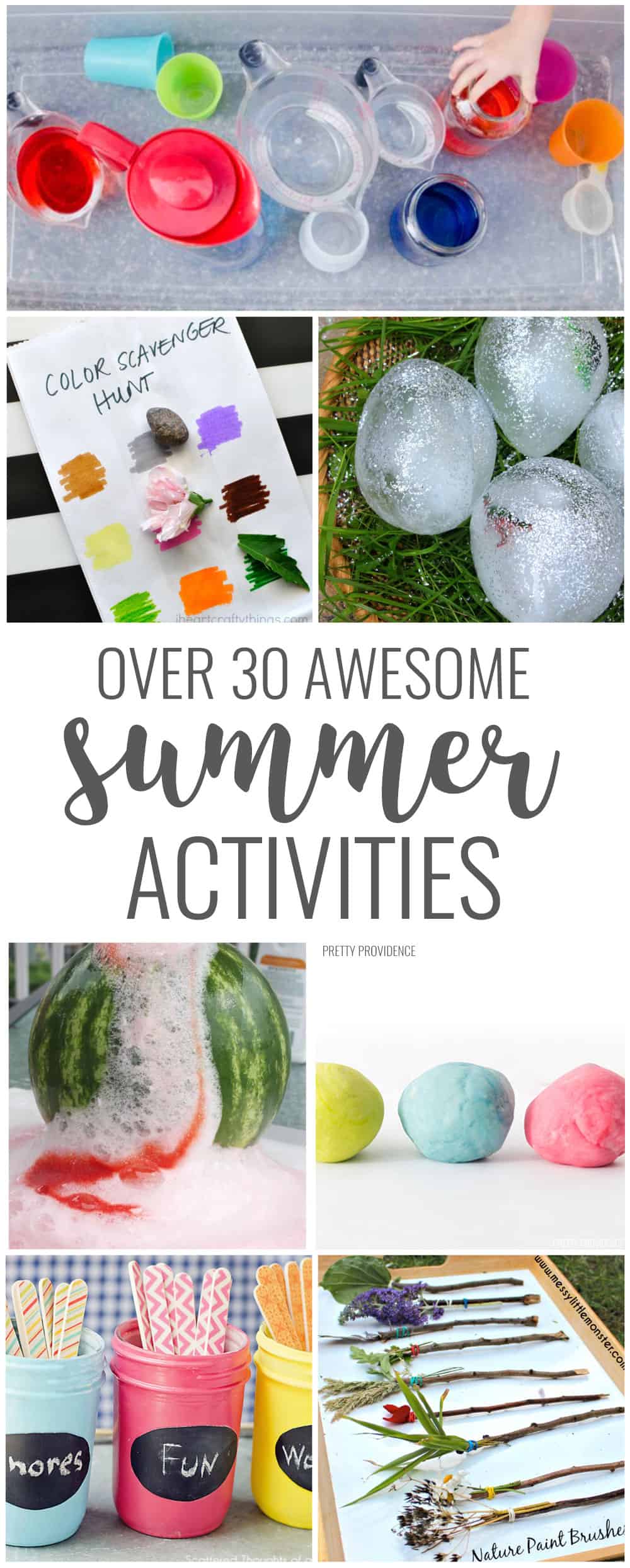 Fun Summer activities to keep boredom at bay! Creative activities, fun ways to cool-off, games and more!