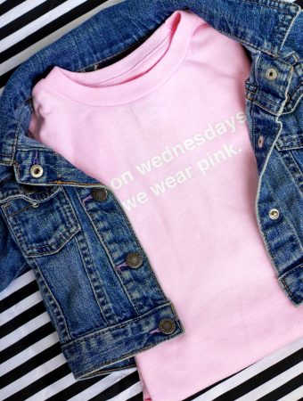 "On Wednesdays We Wear Pink" Mean girls inspired t-shirt
