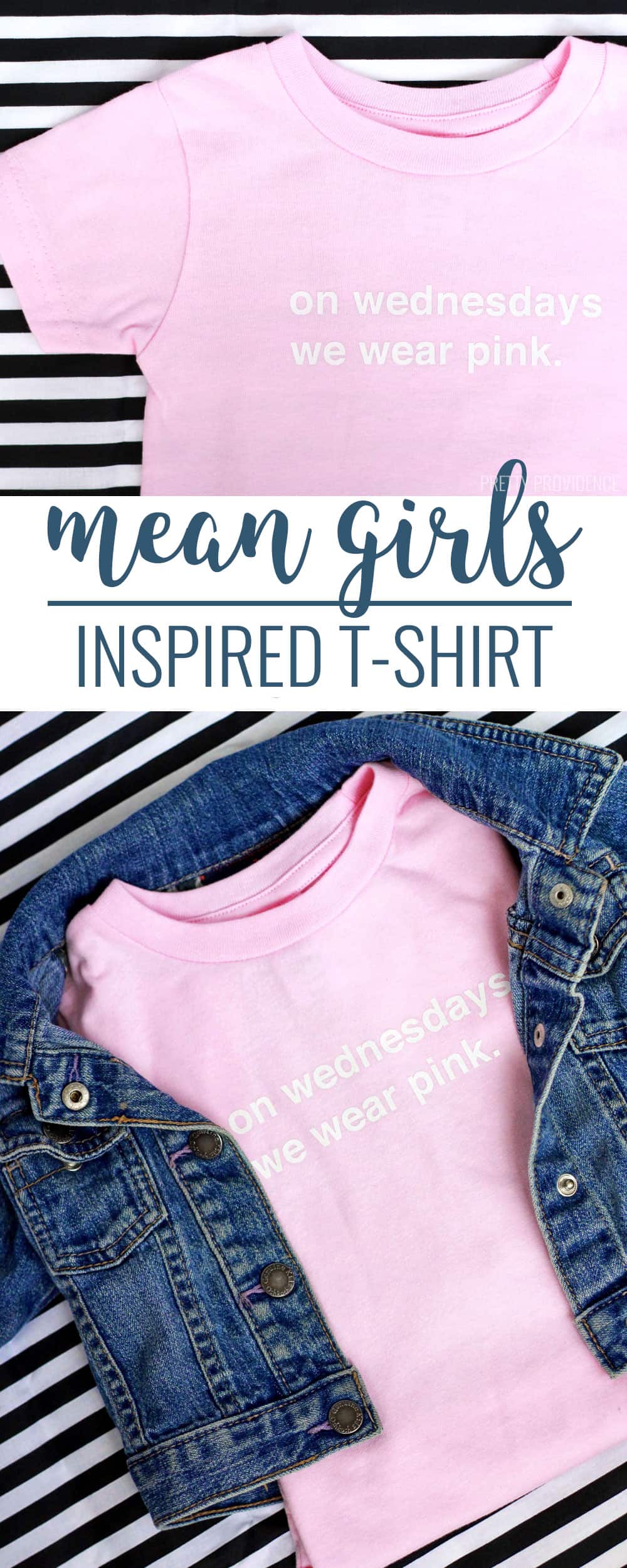 DIY "On Wednesdays We Wear Pink" Mean girls inspired t-shirt! 