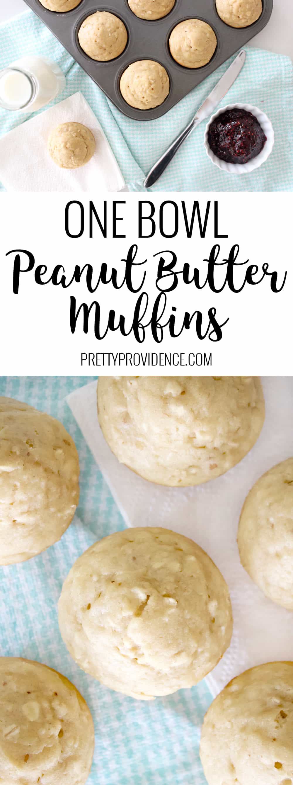Easy and delicious peanut butter muffins! These beauties only take 15 minutes to whip up and they are sure to please any palate! 