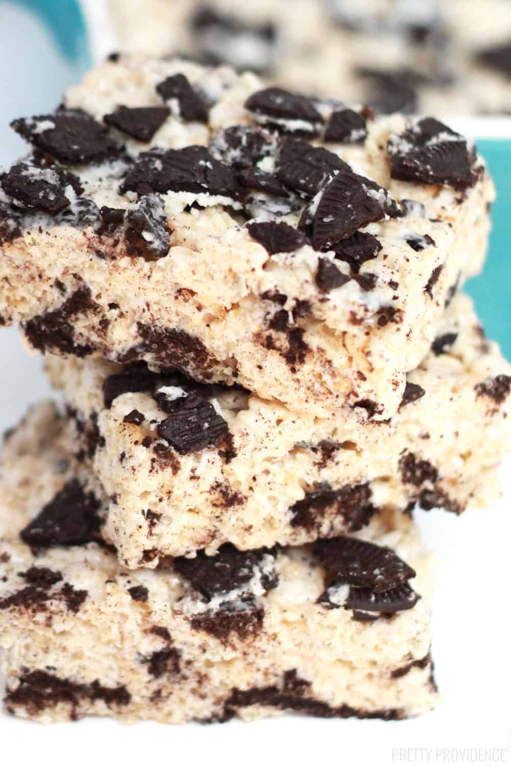 Oreo Rice Krispie Treat Recipe - Pretty Providence