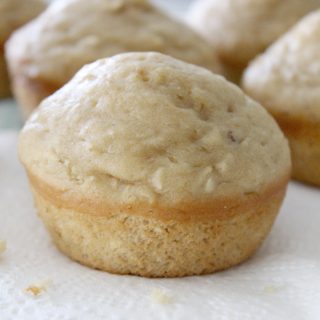 Easy and delicious peanut butter muffins! These beauties only take 15 minutes to whip up and they are sure to please any palate!