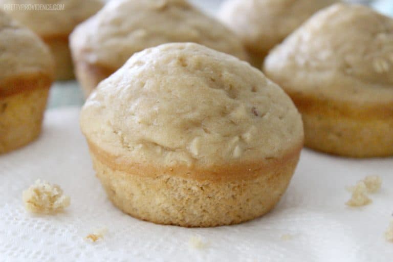 Easy and delicious peanut butter muffins! These beauties only take 15 minutes to whip up and they are sure to please any palate!